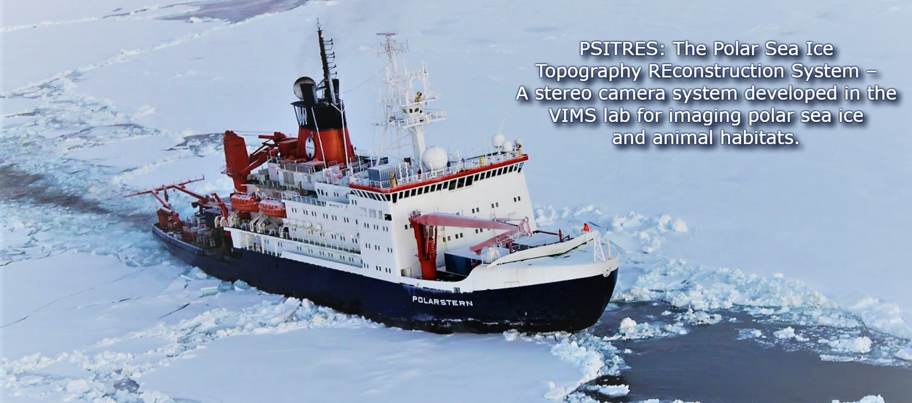 PSITRES: A Polar Sea Ice Topography and REconstruction System for analyzing arctic sea ice and polar animal habitats
